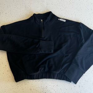 Gymshark Cropped Half-Zip Longsleeve